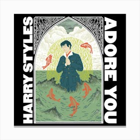 Harry Styles Adore You Canvas Print