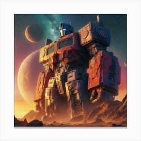 Transformers Prime 4 Canvas Print