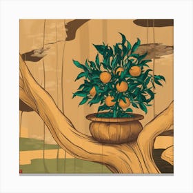 Orange Tree 2 Canvas Print