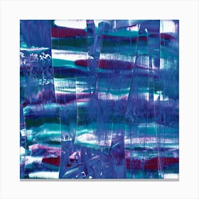 Modern Abstract - Blue Canvas Print