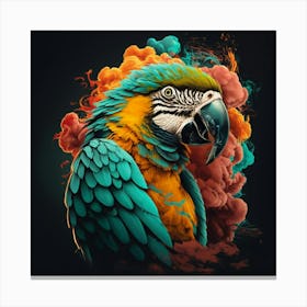 Colorful Parrot 4 Canvas Print