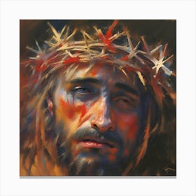 Christ The Crucified Canvas Print