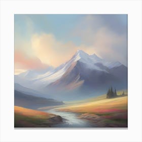 Landscape Painting 7 Canvas Print