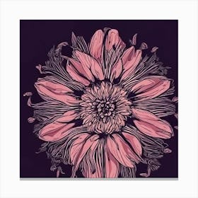 Pink Flower Canvas Print