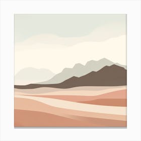 Desert Landscape - Desert Stock Videos & Royalty-Free Footage Canvas Print