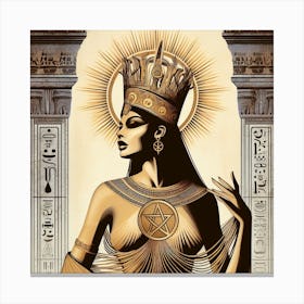 Egyptian Goddess 4 Canvas Print