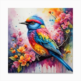 Colorful Bird Canvas Print