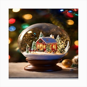 Snow Globe Canvas Print