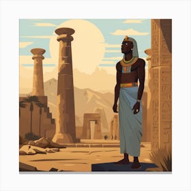 Egyptian King 1 Canvas Print