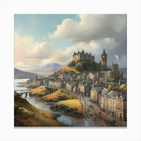 Scotland art print Canvas Print