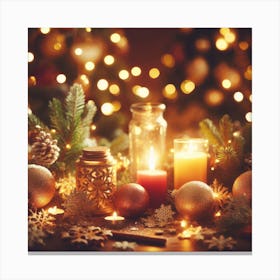 Christmas Lights 1 Canvas Print