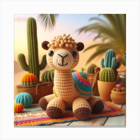 Amigurumi, camel 1 Canvas Print