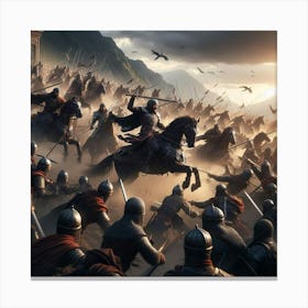 Battle Of Rome Canvas Print