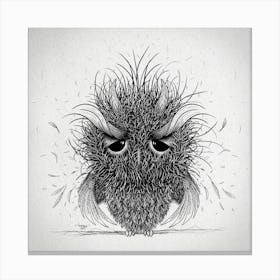 Owl my demon Canvas Print