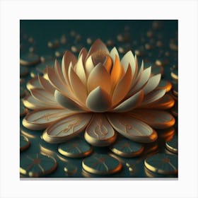 Lotus Flower 3 Canvas Print