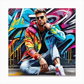 Graffiti Artist 3 Canvas Print