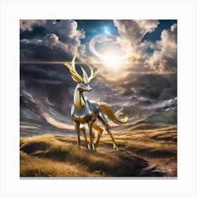 Pokemon Deer Canvas Print