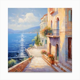 AI Shadows of Serenity Canvas Print