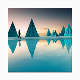 Ice Sculptures Canvas Print