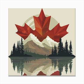 Canadian Maple Leaf Canvas Print