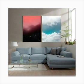 Sky And Clouds Canvas Print