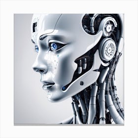 Portrait Of A Robot 18 Canvas Print