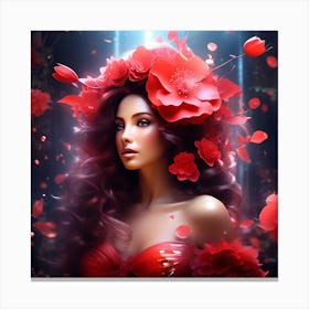 Beautiful girl Canvas Print