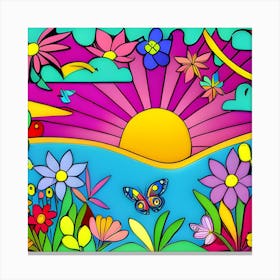 Spring - AI artwork Canvas Print