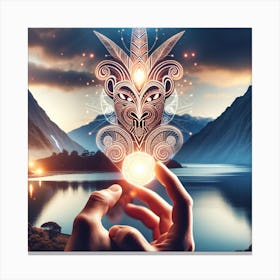 Artiphoria Rongo The Maori God Canvas Print