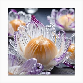 Onion Flower Canvas Print
