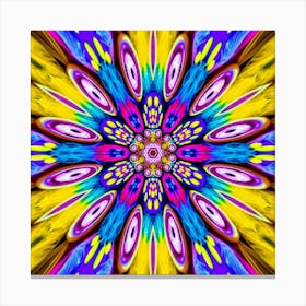 Psychedelic Flower 57 Canvas Print