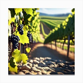 Vineyards In California 1 Canvas Print