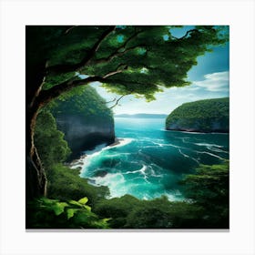 Cliffs Of Bali Canvas Print