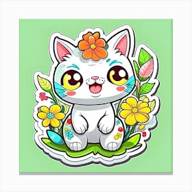 Cute Cat  Canvas Print