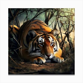 Wild Animal Creative Portrait 177 Canvas Print