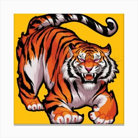 Tiger Yellow (3) Canvas Print