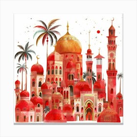 Islamic City 3 Canvas Print