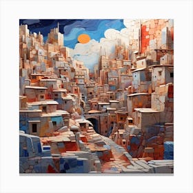 City In The Sky Canvas Print