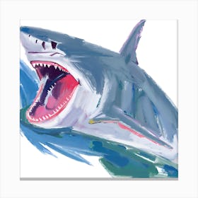 Great White Shark 06 Canvas Print