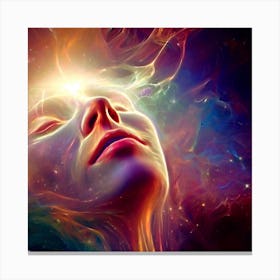 Woman'S Head Canvas Print