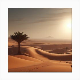 Desert Landscape - Desert Stock Videos & Royalty-Free Footage 29 Canvas Print