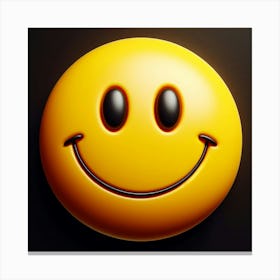 Smiley Face 25 Canvas Print