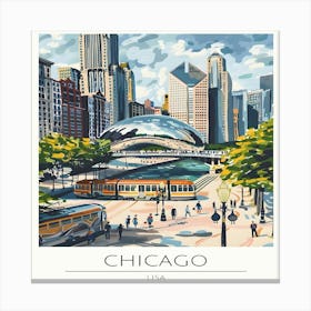 Chicago Gil Canvas Print