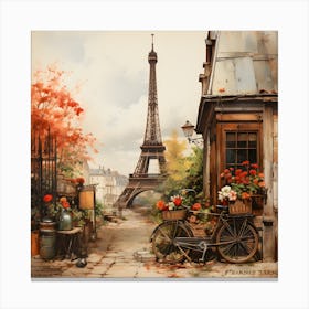 Old Paris By Csaba Fikker 36 Canvas Print