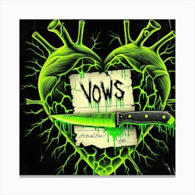 "Vows:Eternal" Neon Hearts Collection [Risky Sigma] Canvas Print