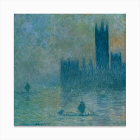 The Houses of Parliament (Effect of Fog) 1903 by Claude Monet in HD ~ Oil Painting can be found at The Museum of Fine Arts, Boston The Houses of Parliament (Effect of Fog) 1903 by Claude Monet (1840–1926) Canvas Print