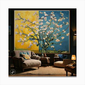 Almond Tree By Van Gogh 1 Canvas Print