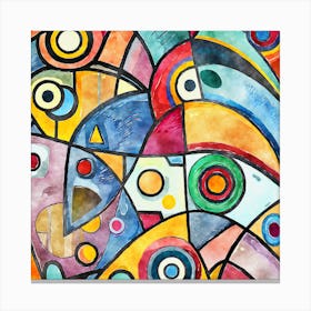 Abstract Painting Canvas Print