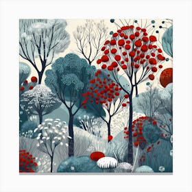 Winter Forest Canvas Print