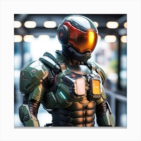 Halo 8 4 Canvas Print